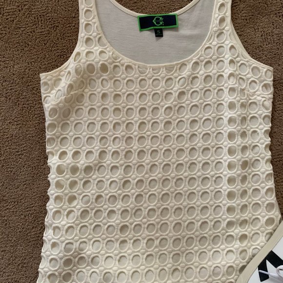 C. Wonder ivory off white tank top size small - Picture 2 of 3